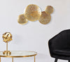 Lampada da muro Dishi struttura in metallo color oro per interni