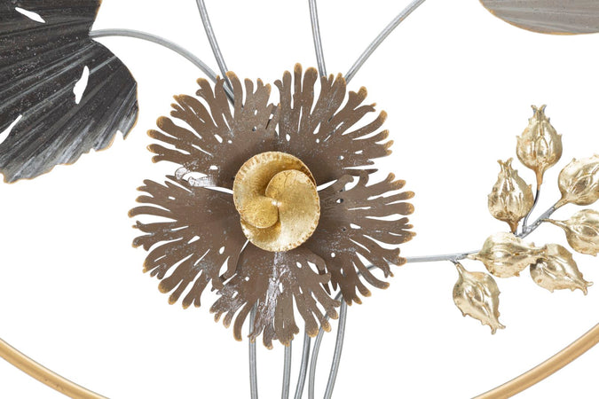 Pannello decorativo con anello in ferro per decorazioni ambienti