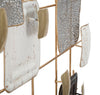 Pannello decorativo con cubi in ferro per decorazioni ambienti