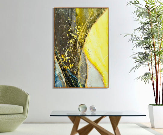 Pannello decorativo Sunny in vetro con cornice per decorazioni ambienti