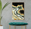 Pannello decorativo Darky in vetro con cornice per decorazioni ambienti