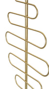 Porta candela Alid in metallo color oro per interni set da 2