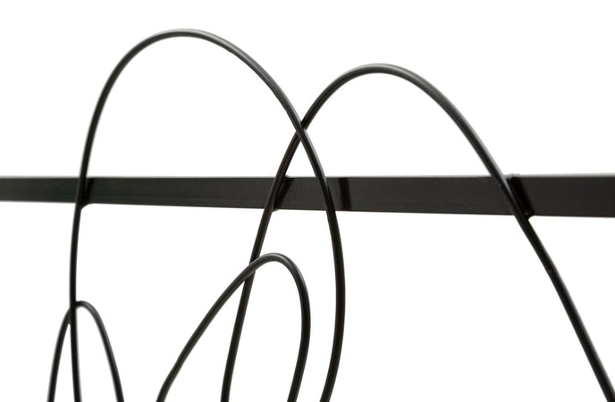 Pannello decorativo coppia donne in ferro per decorazioni ambienti set da 2