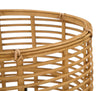 Coppia porta vasi in rattan con supporto in metallo per interni set da 2