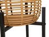 Coppia porta vasi in rattan con supporto in metallo per interni set da 2