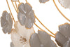Pannello decorativo vortice di fiori in ferro per decorazioni ambienti