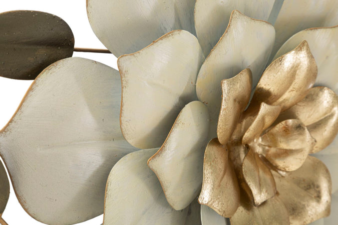 Pannello decorativo fiore in ferro per decorazioni ambienti