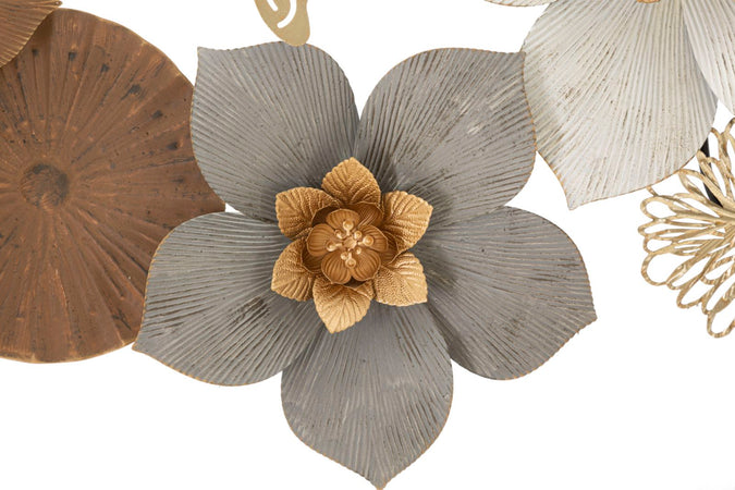 Composizione fiori decorativi Broty in ferro per decorazioni ambienti