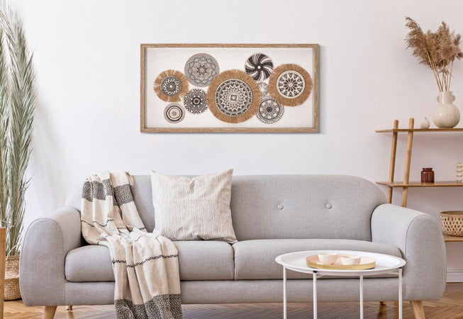 Stampa su tela Marcy con telaio in legno per decorazioni ambienti