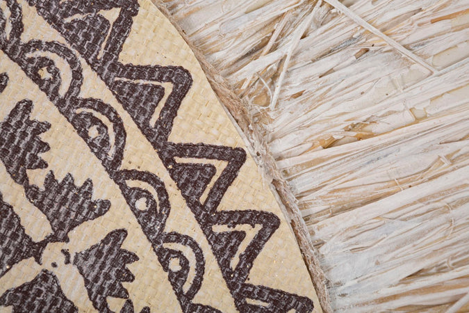 Dipinto su tela con motivi geometrici con telaio in legno per decorazioni ambienti