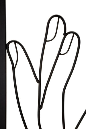 Pannello decorativo volto simply in ferro per decorazioni ambienti