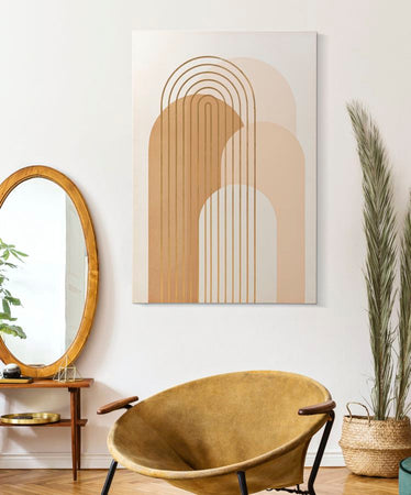 Stampa su tela decorazione astratta con telaio in legno per decorazioni ambienti