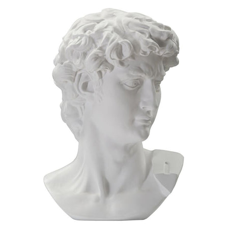 Scultura testa antica romana in poliresina per decorazioni ambienti