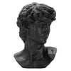 Scultura testa antica romana in poliresina per decorazioni ambienti