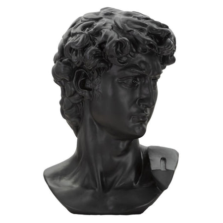 Scultura testa antica romana in poliresina per decorazioni ambienti