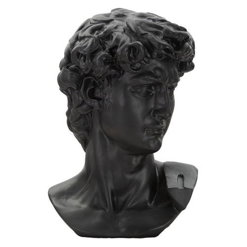 Scultura testa antica romana in poliresina per decorazioni ambienti