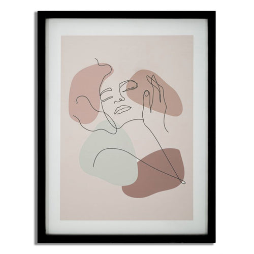 Stampa donna decorativa con cornice in MDF per decorazioni ambienti