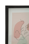 Stampa donna decorativa con cornice in MDF per decorazioni ambienti