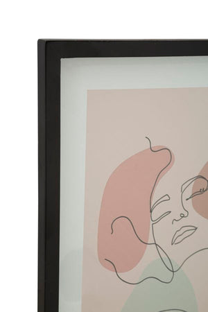Stampa donna decorativa con cornice in MDF per decorazioni ambienti