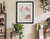 Stampa donna decorativa con cornice in MDF per decorazioni ambienti