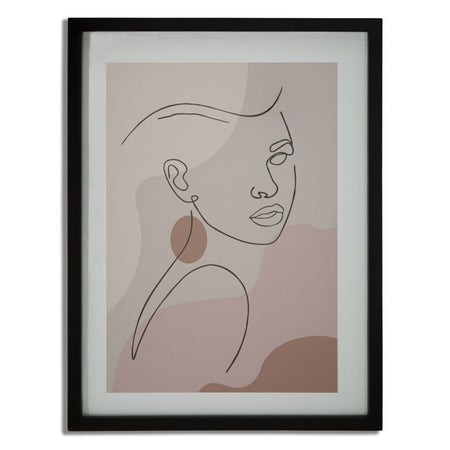 Stampa donna decorativa con cornice in MDF per decorazioni ambienti