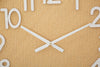 Orologio da parete Plus in rattan e legno MDF per salotto e cucina