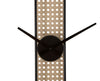 Orologio da parete in ferro colore nero e crema per salotto e cucina