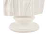 Scultura antica saggio in poliresina colore bianco per decorazioni ambienti