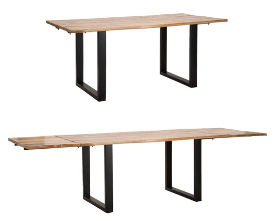 Tavolo da pranzo "Edge" struttura in legno allungabile da 180/280 x 90 x 77 cm