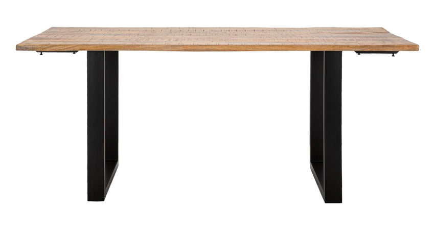 Tavolo da pranzo "Edge" struttura in legno allungabile da 180/280 x 90 x 77 cm