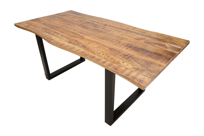 Tavolo da pranzo "Edge" struttura in legno allungabile da 180/280 x 90 x 77 cm