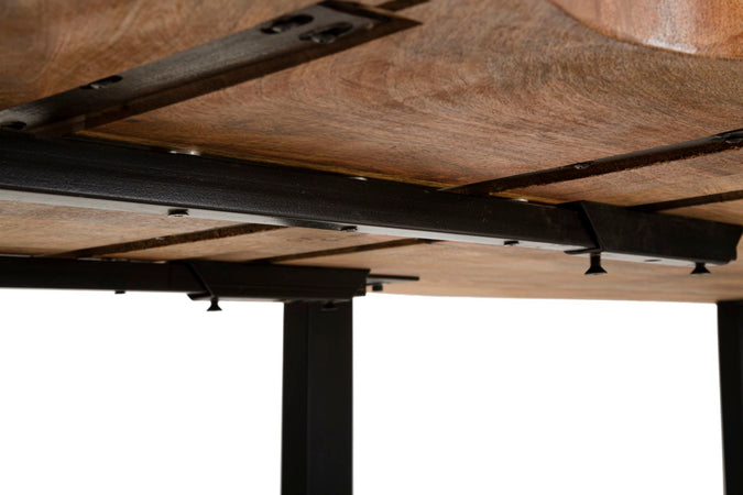 Tavolo da pranzo "Edge" struttura in legno allungabile da 180/280 x 90 x 77 cm