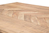 Tavolo da pranzo struttura in legno di acacia nilotica 180 x 90 x 77 cm