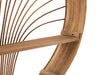 Bacheca da parete Fuji struttura in rattan con 2 mensole per interni