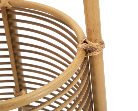 Appendiabiti "Panama" con portaombrelli in metallo e rattan per interni