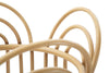 Porta vaso Panama in metallo con finiture in rattan per interni