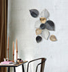 Pannello foglie decorative in ferro per decorazioni ambienti