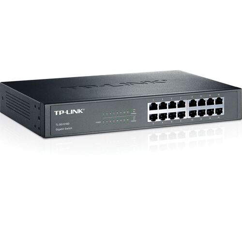 Switch TpLink SG1016D - Desktop 16-porte Gigabit - Supporto appr. indirizzi MAC e auto MDI/MDIX - Unmanaged