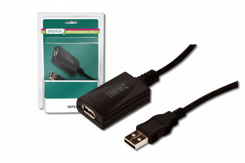 ESTENSORE DI LINEA USB M/F CAVO 5 MT.