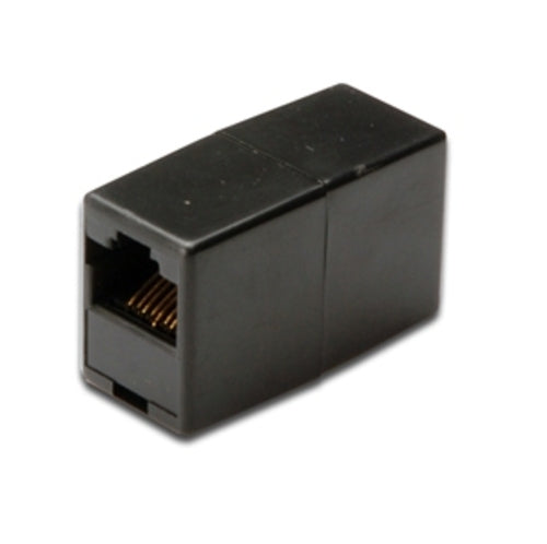 Adattatore 8 poli femmina/femmina - In plastica, contatti in nickel - Colore nero