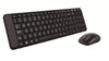 Kit tastiera + mouse Logitech Wireless MK220 - Tastiera wireless - 2.4 GHz - mouse con ricevitore wireless USB - Italiano - Nero