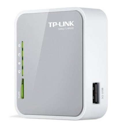 Router Wireless Portatile TpLink MR3020 - Wifi Lite N 150Mbps - Connessione Mobile 3G/3.75G mediante Usb - Piccolo e leggero da trasportare