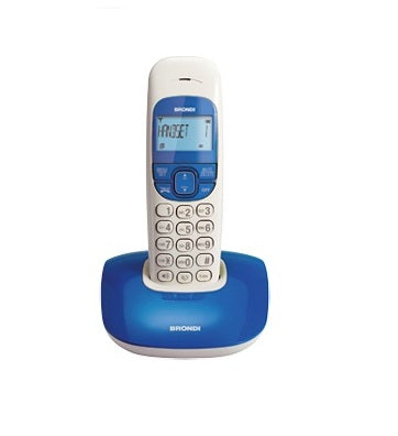 TELEFONO CORDLESS NICE BIANCO/BLU