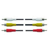 Cavo 3 spine RCA / 3 spine RCA Audio/Video, lunghezza 3 mt.