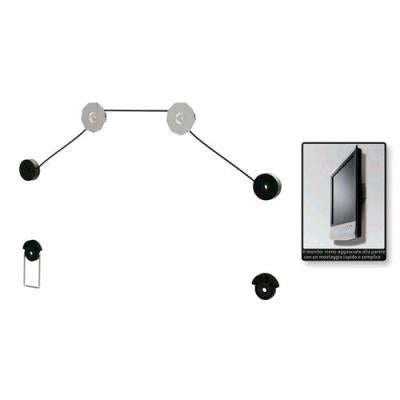 STAFFA SUPPORTO A PARETE FISSO DA 23 A 55 (WSD-908F)