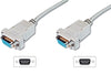 CAVO SERIALE NULL MODEM 9 POLI SUB-D F/F 2MT (LP120)