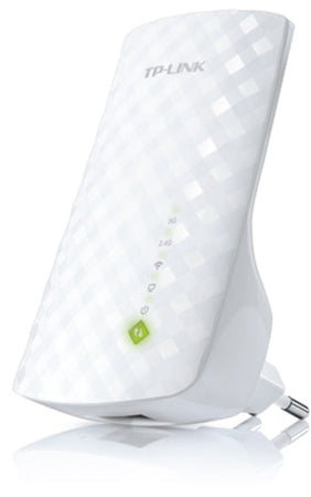 Pocket Range Extender TP-Link AC750 RE200 - wireless fino a 300Mbps - 2.4GHz - 802.11b/g/n - WPA/WPA2 - Porta LAN per la connessione di dispositivi Ethernet -