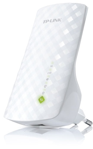Pocket Range Extender TP-Link AC750 RE200 - wireless fino a 300Mbps - 2.4GHz - 802.11b/g/n - WPA/WPA2 - Porta LAN per la connessione di dispositivi Ethernet -