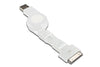 CAVO DOCK 3 IN 1 RETRAIBILE USB 2.0 + CONNETTORI 30PIN MICRO USB E MINI USB