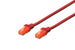 CAVO DI RETE DRITTO NON SCHERMATO CAT.6E 0,5 MT ROSSO (DK1614005R)